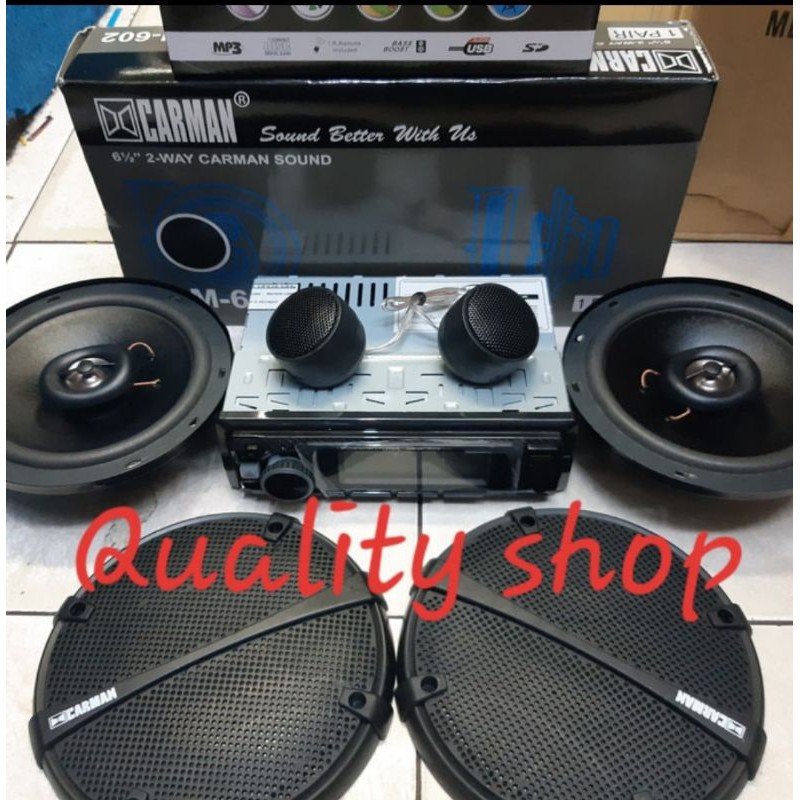 Paket Audio Mobil Satu Set Bluetooth usb sd radio