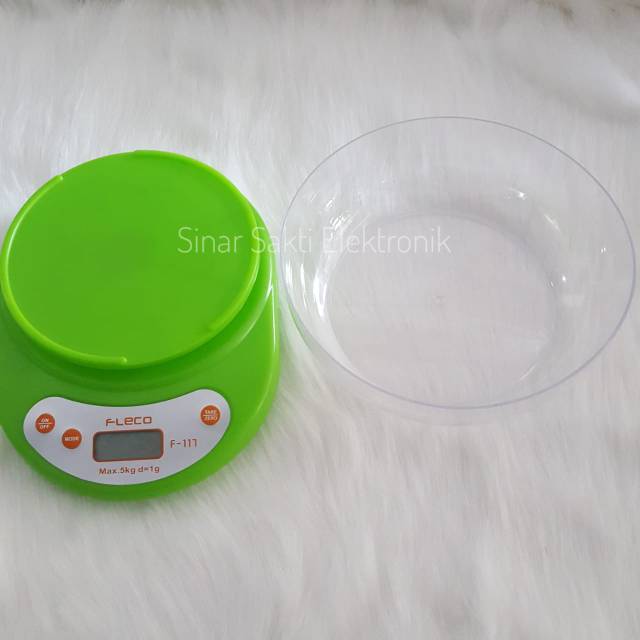 Timbangan Digital Fleco F 117 - Timbangan Dapur Kue Digital -  Electronic Kitchen Scale