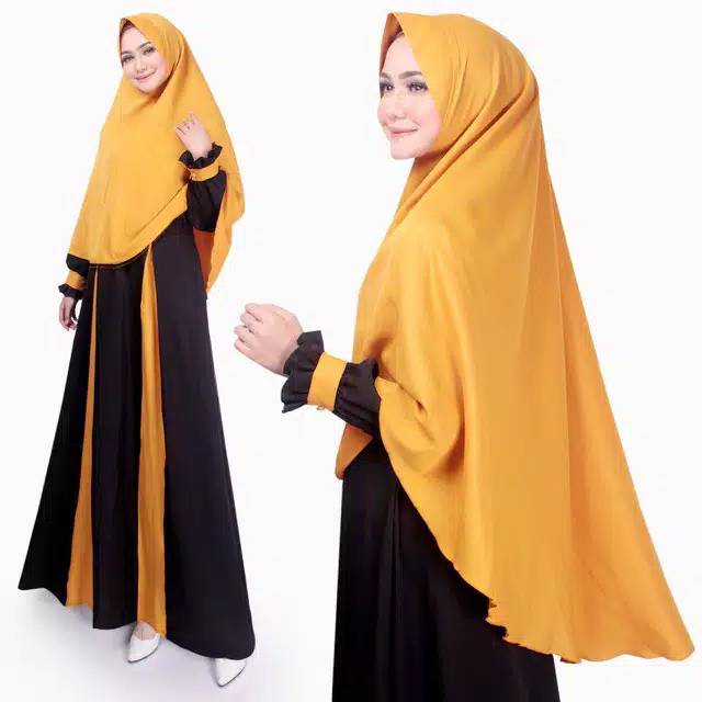 SETELAN MUSLIM ORIGINAL | Marwah Set Syari | Set Gamis Wanita |