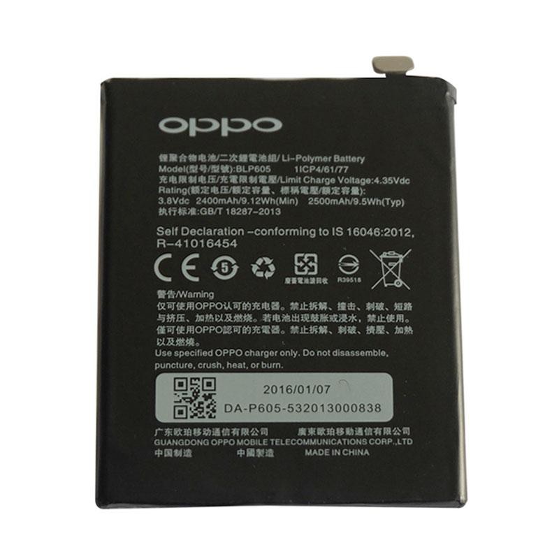 Baterai HP Oppo BLP605 Neo 7 A33 F1 Original OEM | Batre Batrai Battery