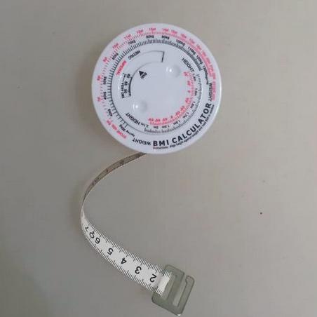 

[BISA COD] BMI tape body mass index bmi calculator meteran pinggang