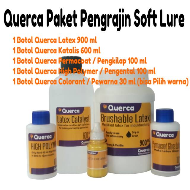 Querca Latex Paket Pengrajin Soft Frog