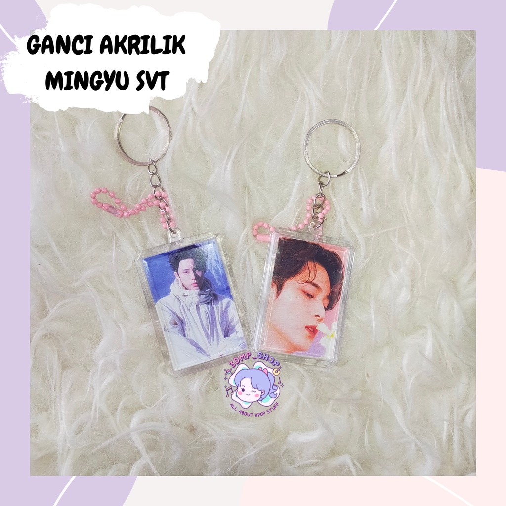 Gantungan Kunci Ganci Keychain Seventeen Mingyu Woozi The8 Scoups Joshua Dino dk hoshi jun Vernon