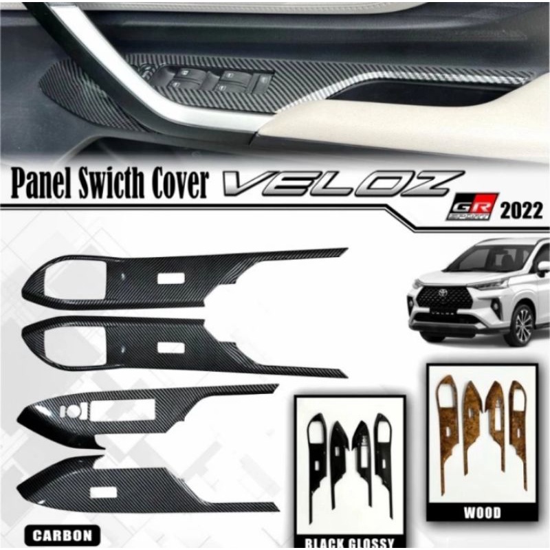 Panel switch cover Carbon Avanza dan Veloz 2022