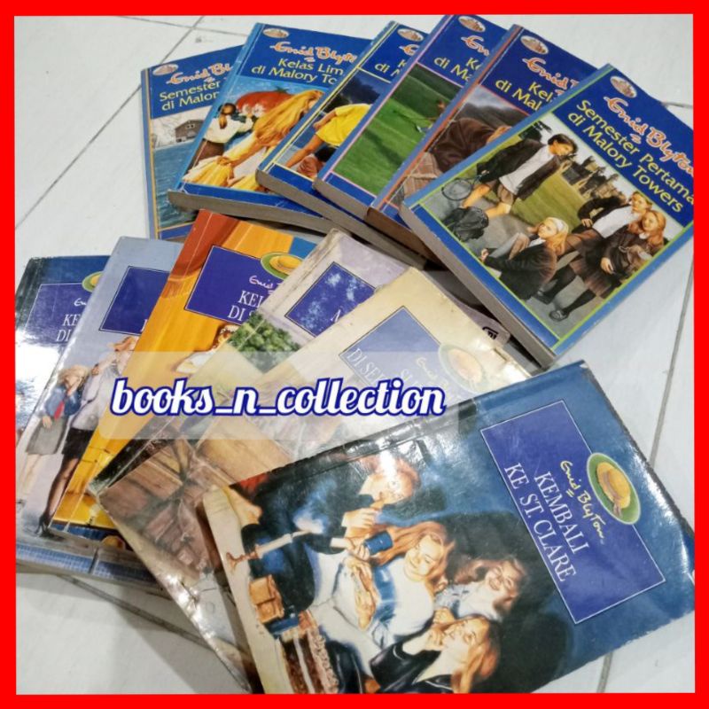 novel Malory towers St Clare Enid Blyton Lawas