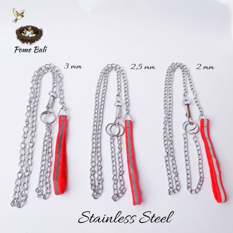 Rantai Anjing / Rantai Anjing Stainless Stell / Rantai Anjing Kuat Anti Karat / Pome Bali