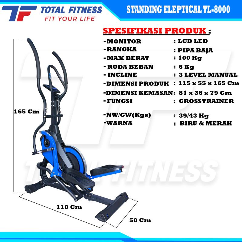 Standing eliptical tl8000