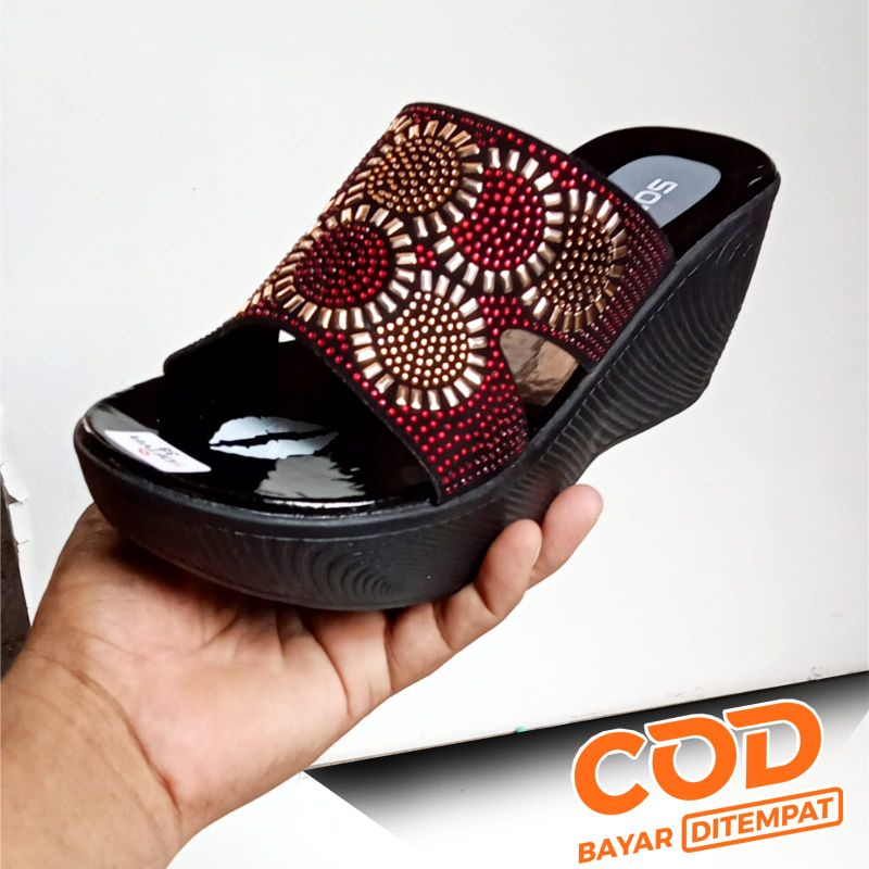 Sandal Wedges Wanita Sandal Terbaru  2022 Wedges Sandal  Sandal Terlaris