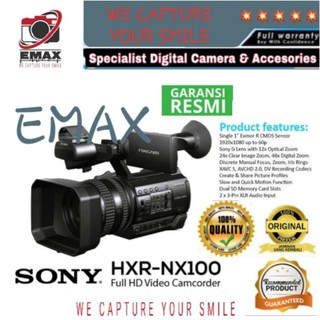 SONY HXR NX100 Full HD Video Camcorder Handycam Sony NX100 Garansi Resmi