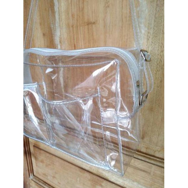 TERLARIS Tas  transparan  selempang tas Wanita tas pria