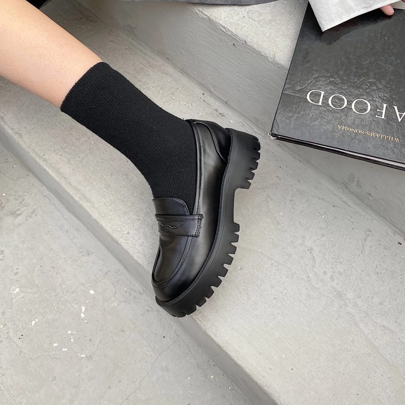 Sepatu Wanita Kerja '' BLACK  DOFF '' Simple Elegant PREMIUM DM 07