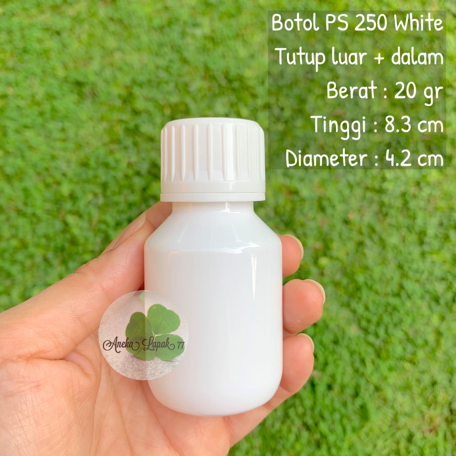 Botol PS 100 ml madu tablet kapsul obat tebal murah botol plastik 100