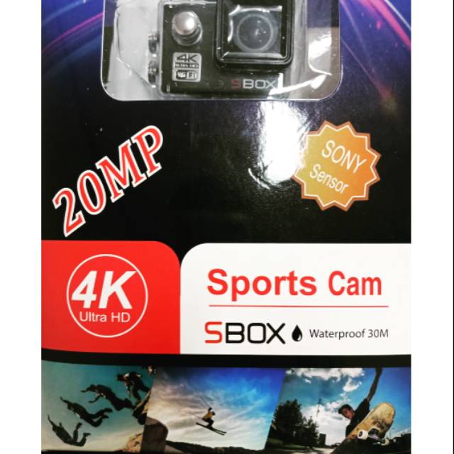 Action Cam SBox 4K UltraHD