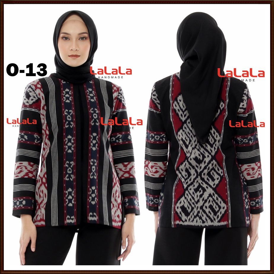 Outer Baju tenun Atasan Etnik motif toraja papua lombok jepara bali dayak kalimantan sumatera