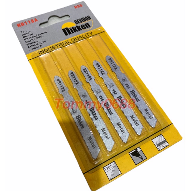 MATA JIGSAW BESI MATA GERGAJI PEDANG MATA GERGAJI MESIN JIG SAW 118A