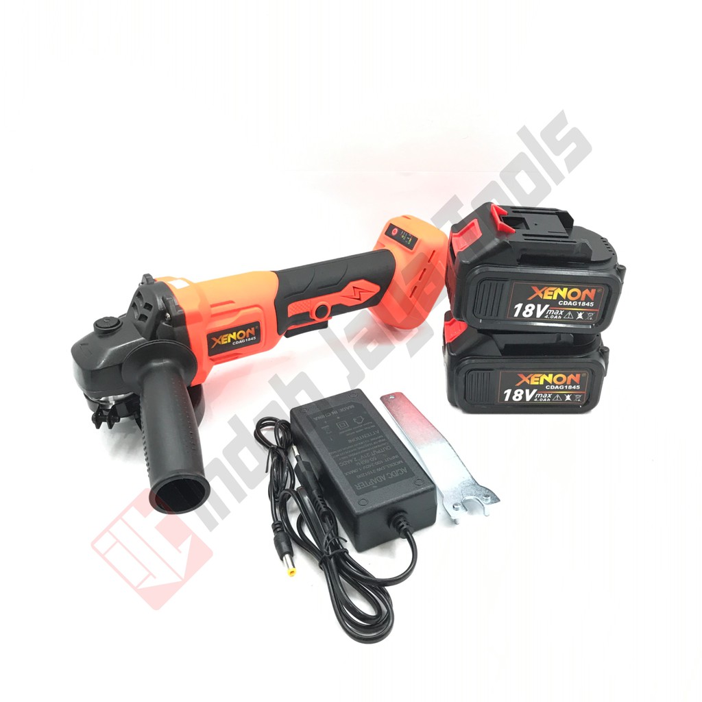 XENON CDAG1845 Mesin Gerinda Tangan 4 Inch Baterai Cordless Brushless - Cordless Angle Grinder