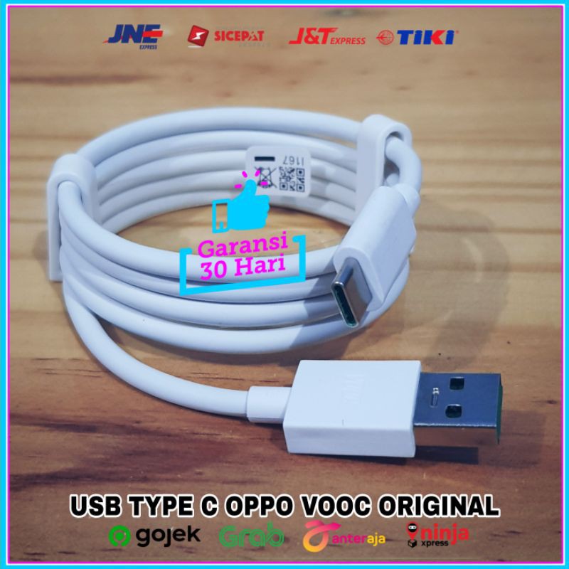 Kabel Data Fast Charging OPPO VOOC ORIGINAL 100% USB Type C ORI