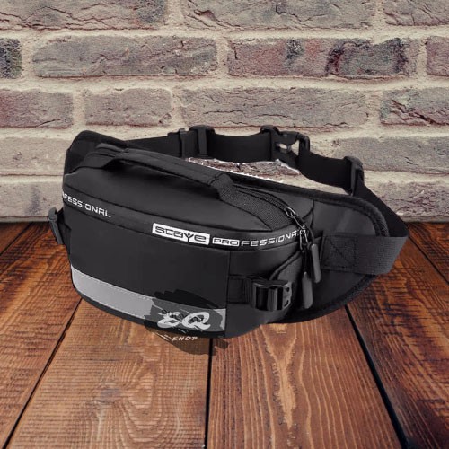 EQ_PROMO!!! Waistbag Pria - TRM WATERPROOF LIPAT 1AX802 Oranye. Bisa di Lipat. Parasud Y18 pria