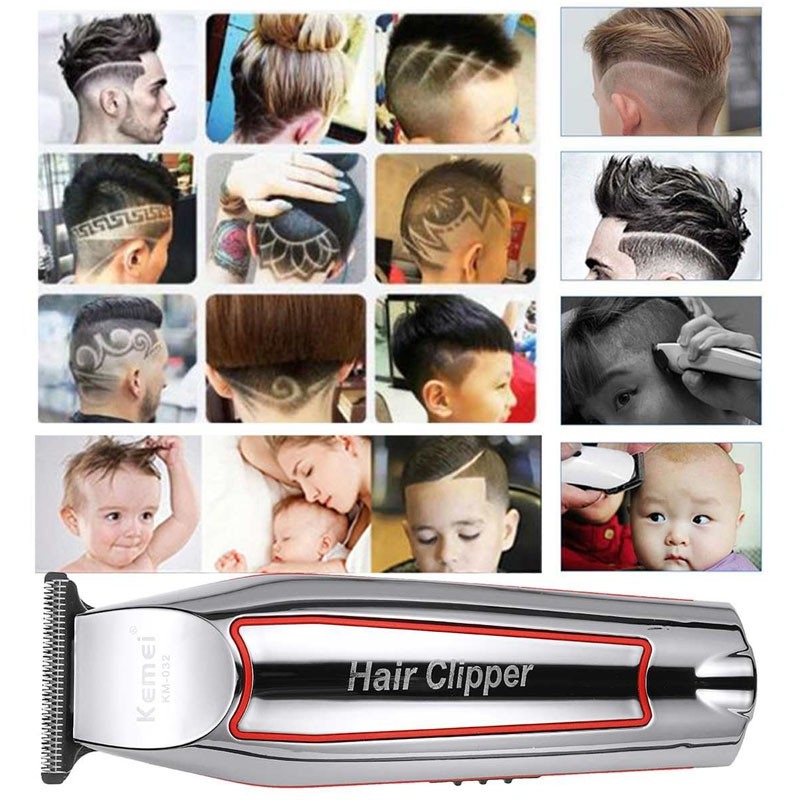 Beauty Jaya - Kemei-032 Hair Clipper 3in Alat Mesin Cukur Rambut Kumis Jenggot Rechageable