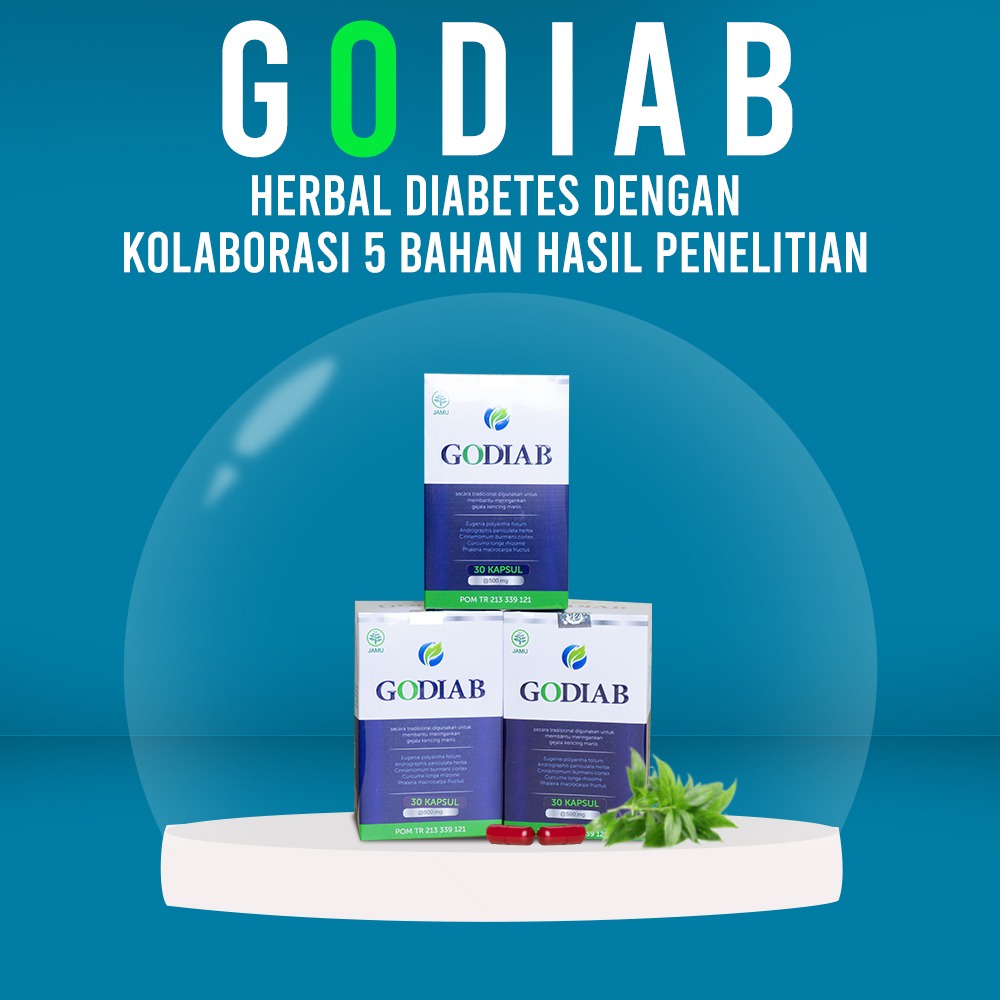 

GODIAB DIABETES OBAT HERBAL KENCING MANIS ORIGINAL 100% TERDAFTAR BPOM