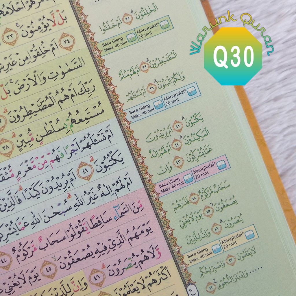 Quran Hafalan Al Hufaz Terjemahan A4 Besar