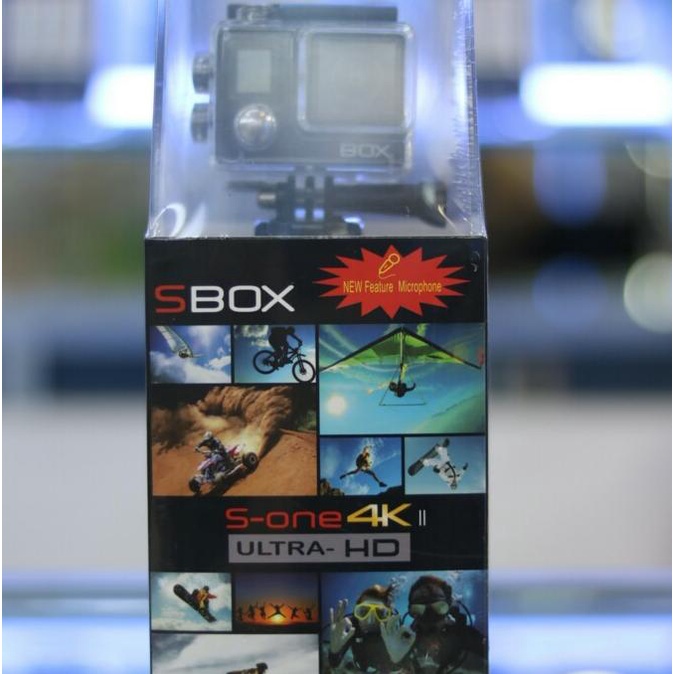 SBOX S-one 4K II +mic / ACTION CAMERA