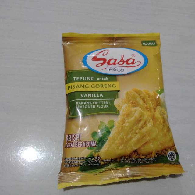 

Tepung Sasa Pisang Goreng