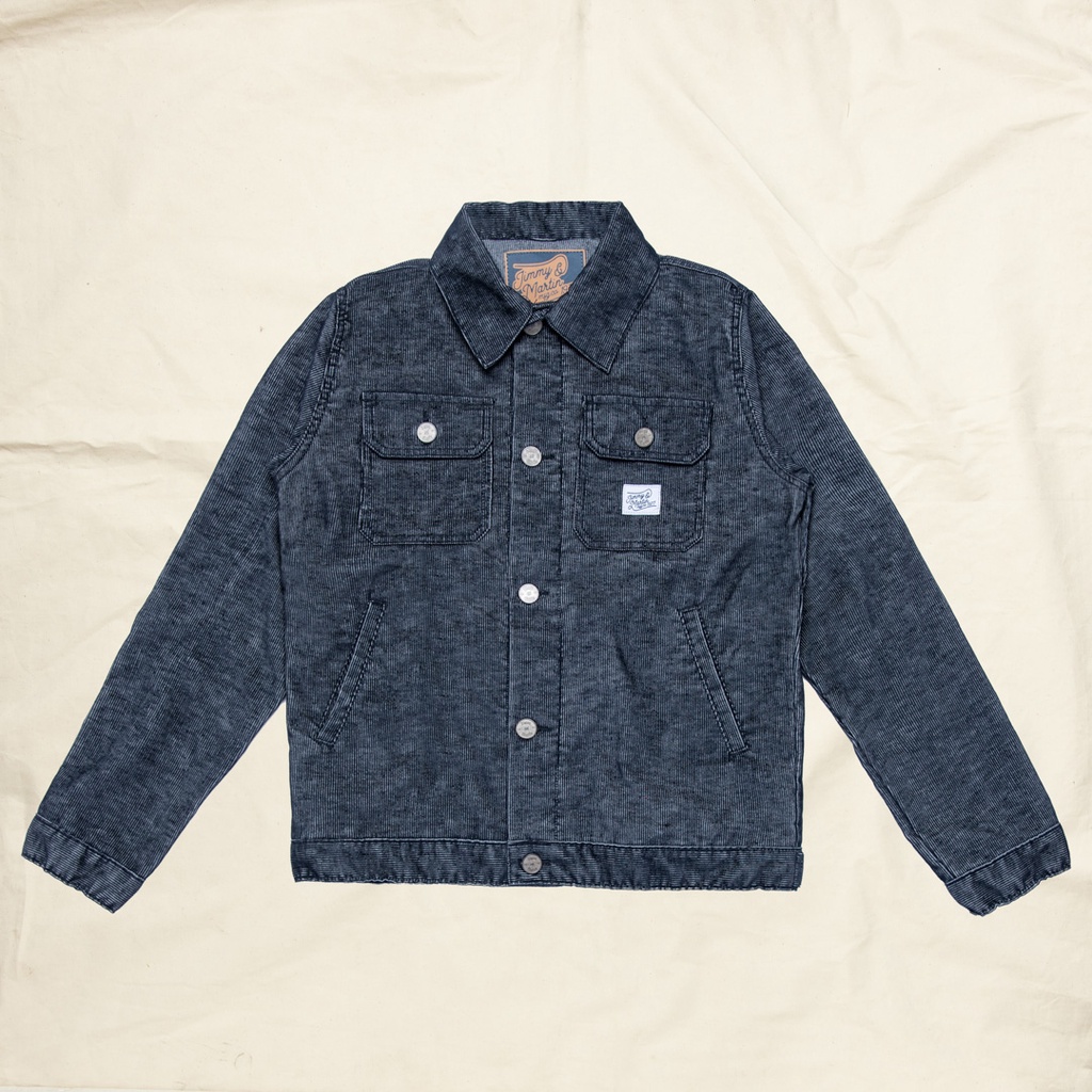 Jimmy and Martin - Corduroy Twotone Trucker Modern Jacket - 2014
