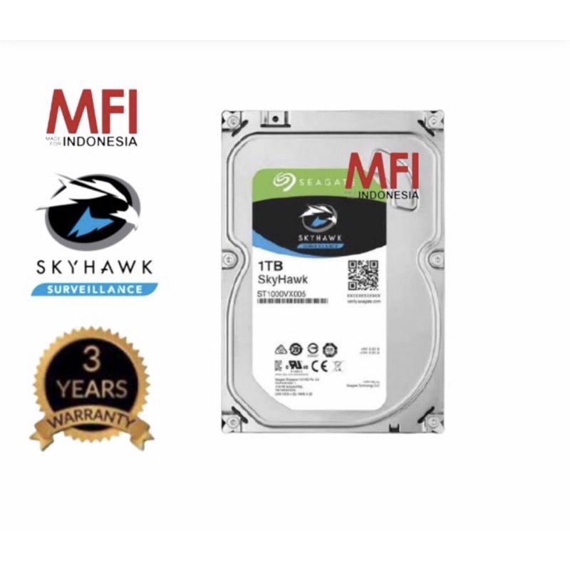 HARDISK SEAGATE SKYHAWK 1TB 2TB 4TB