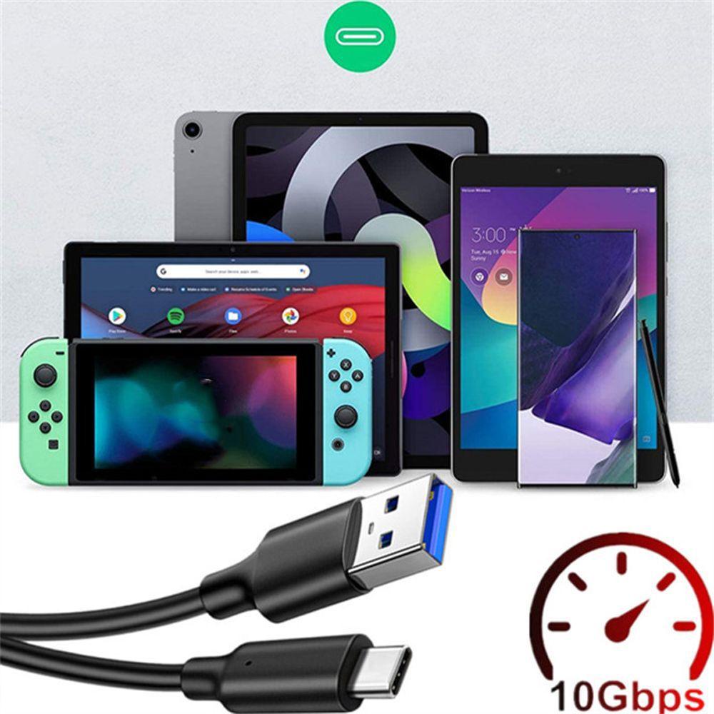 Kabel Data Agustina 60W 3A 1PC Power Bank Transfer Data Quick Charge Kabel Data Handphone Kabel Hard Disk USB3.2 Kabel Charger Cepat