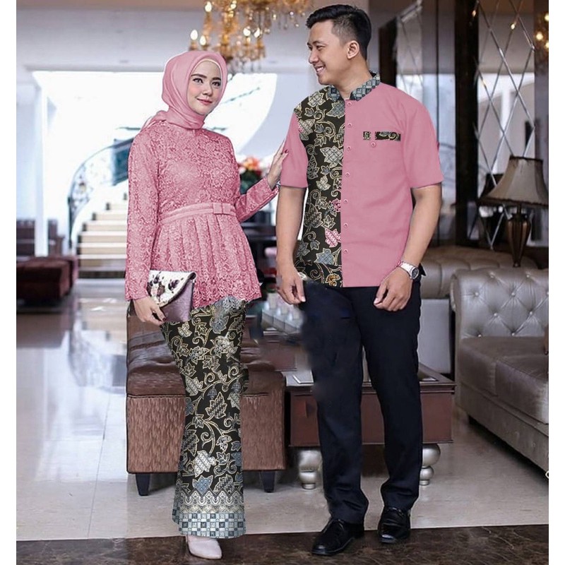 JC/ZR CP sherina / Baju pasangan Batik Terbaru / Couple Kondangan 149.000