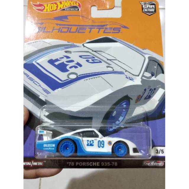 hotwheels silhouttes porsche 935 ban karet