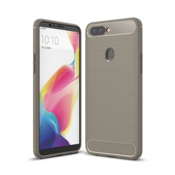 SS8428 - BRUSHED COMBINATION CASE OPPO R11S PLUS GREY