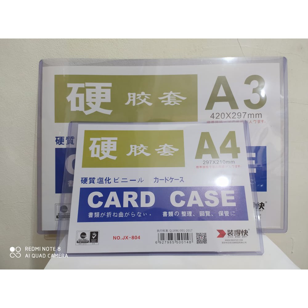 

Card Case A3 A4 Bening Transparan