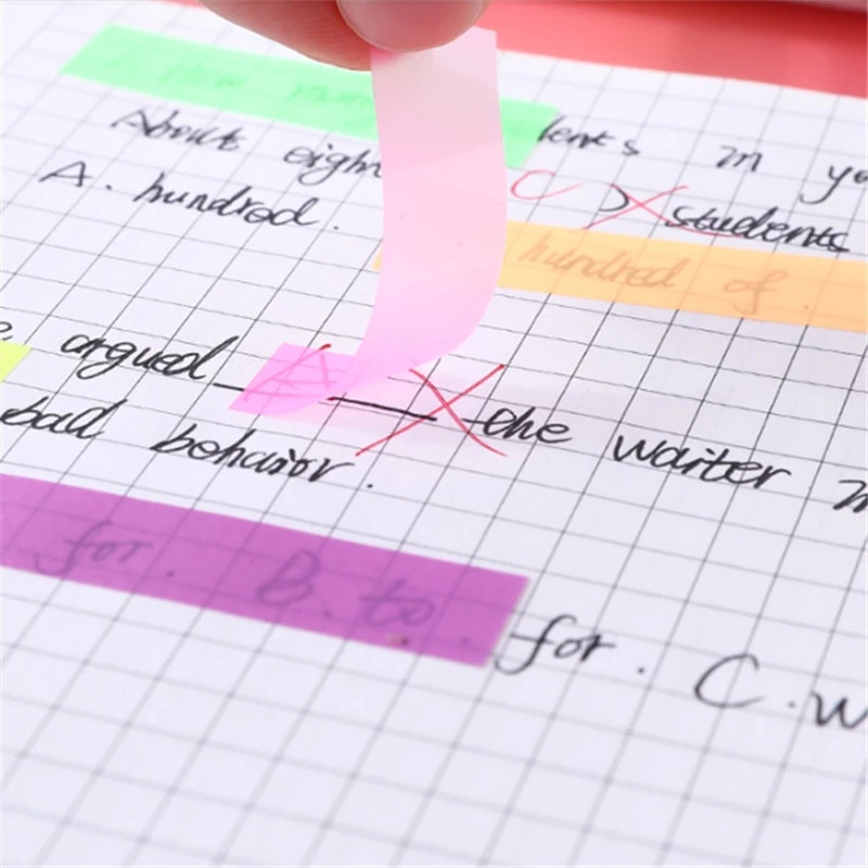 Sticky Note / Pembatas Buku Kreatif Bahan Plastik