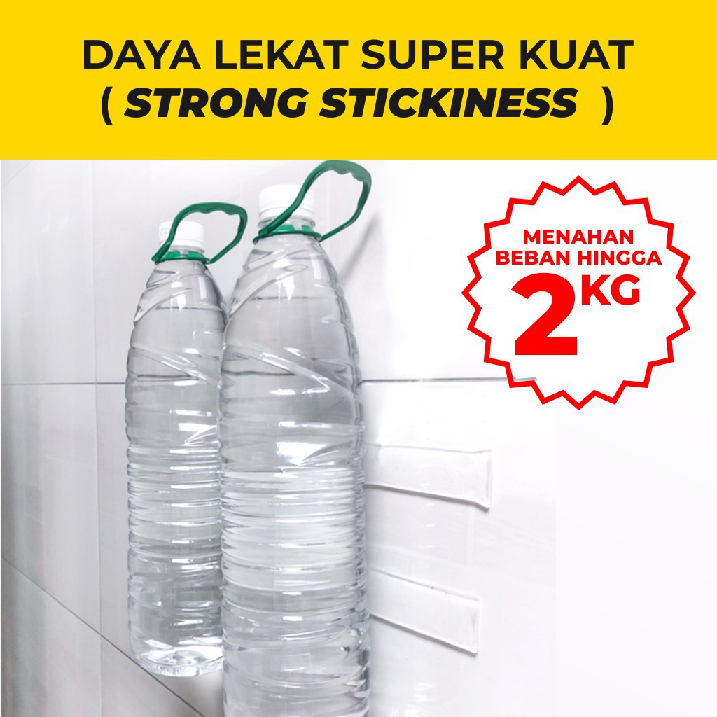 Fast Print Nano Double Tape Isolasi Bening Tahan Air 3 Meter Tebal 2MM