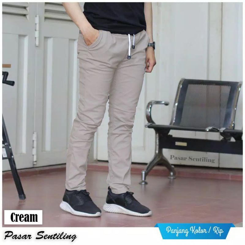 ALL SIZE 27-34 MOMEN LANGKA BBM NAIK CELANA CHINOS PANJANG TURUN HARGA 90an RIBU DAPAT  3PCS