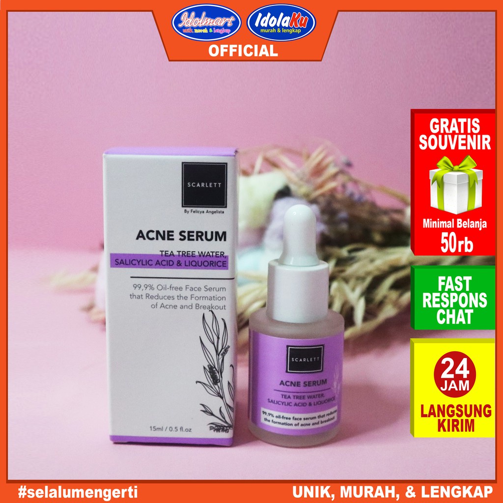 IDOLAKU Scarlett Whitening Acne Serum 15ml