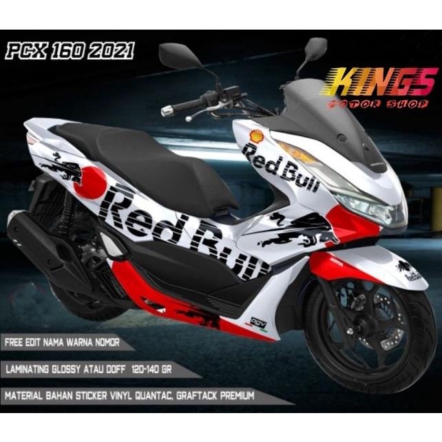 DECAL NEW PCX160 FULL BODY VARIAN VARIASI MOTIP DECAL NEW PCX 160CC kings-m0 Ayo Order