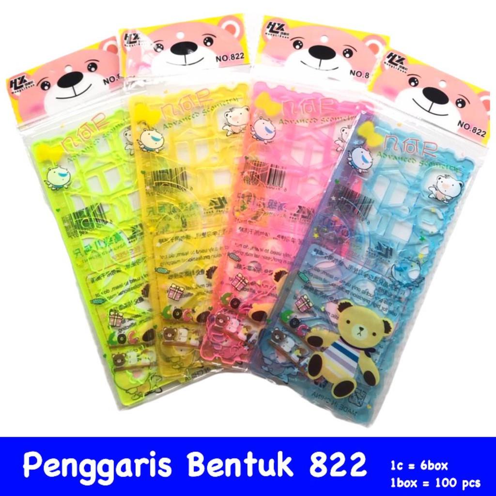 

[CALLISTA] Penggaris Davis bentuk 822 (isi 2 pcs)