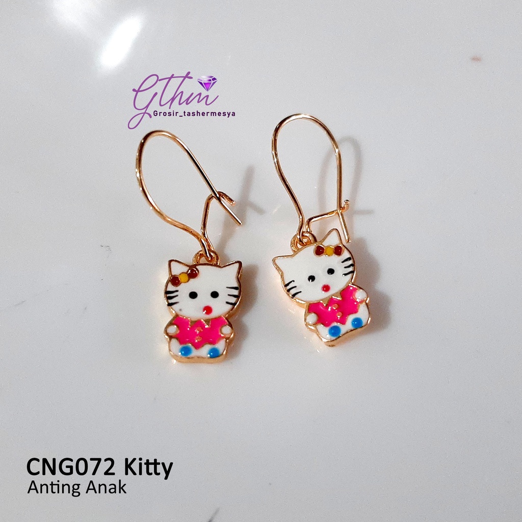 Anting Anak Kitty Anti Karat Anti Alergi Perhiasan Import Premium cocok untuk anak-anak dan remaja ana072