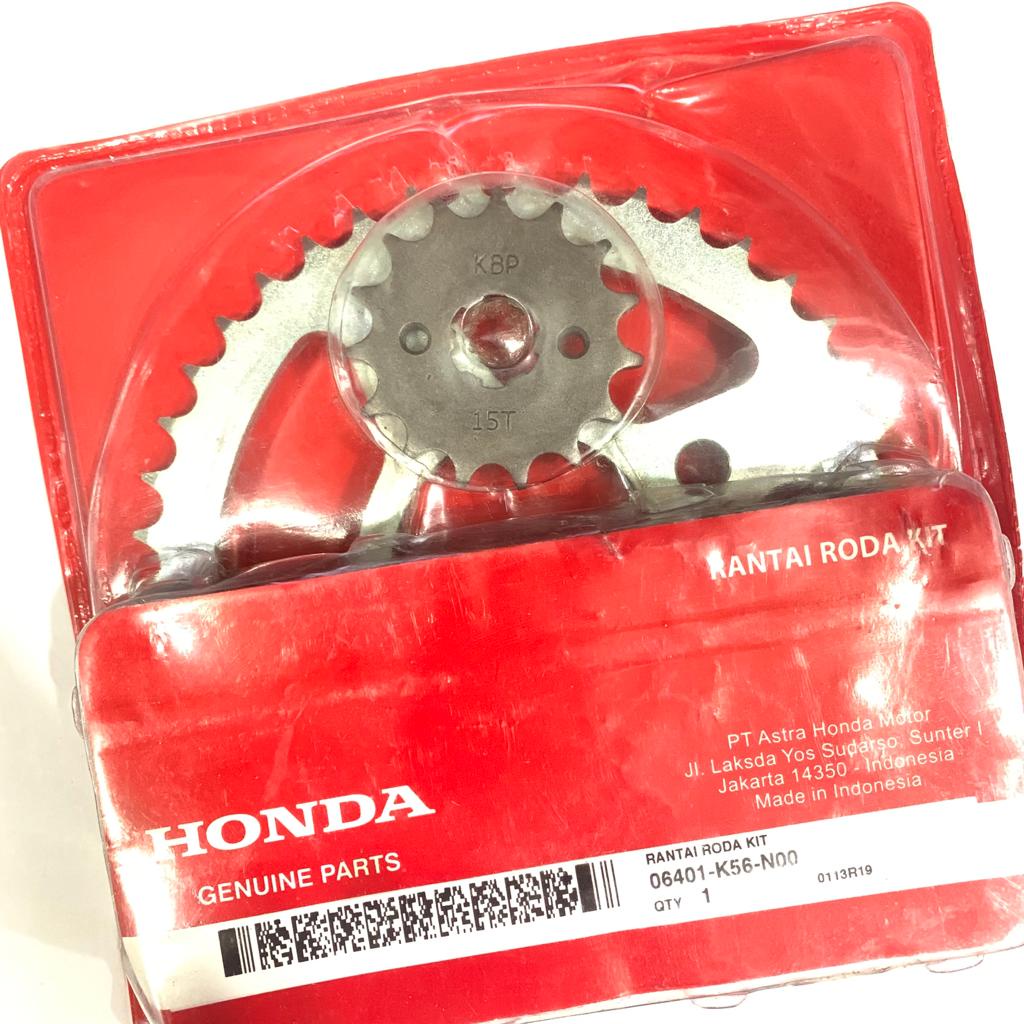 GEARSET GEAR SET GIRSET NEW SONIC 150 06401-K56-N00 KOMPLIT ASLI HONDA