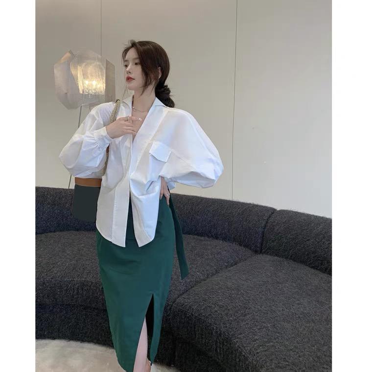 ALEXA SKIRT / BEI THE LABEL ROK IMPORT KOREA ROK PREMIUM ATASAN PREMIUM ROK OFFICE ROK OFFICE ROK IM