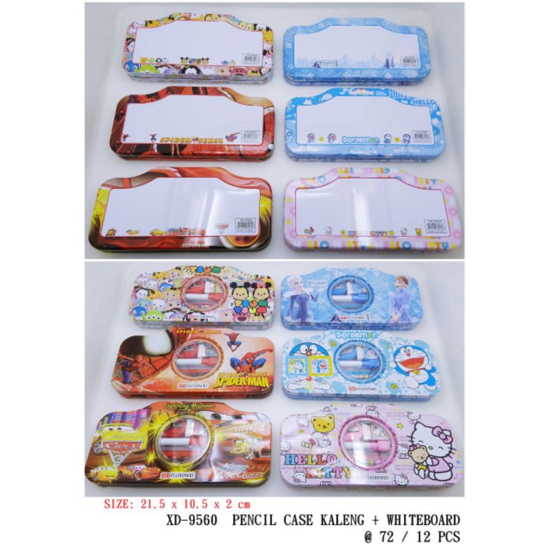 

Kotak Pensil Kaleng / Besi Anak Set / Pensil Case XD-9560
