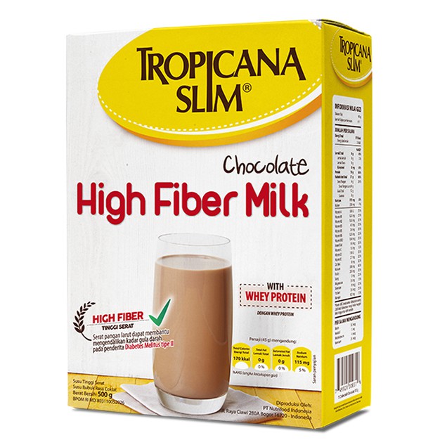 

Tropicana Slim Diabetamil Coklat 500 Gram Box