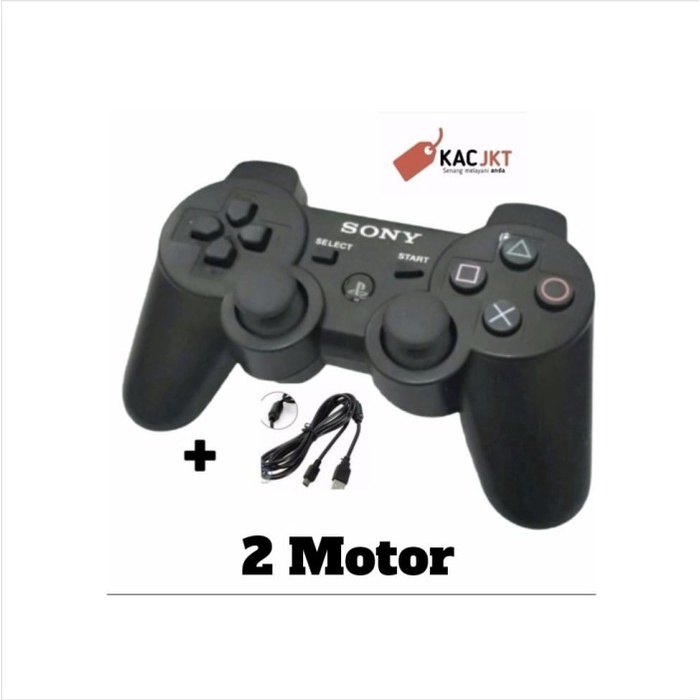 Stik PS3 Wireless Hitam Stik PS3 OP Stik PS3 Ori Pabrik 2 Motor Hitam Stick PS3 Wireless Hitam Stick PS3 OP Stick PS3 Ori Pabrik 2 Motor Hitam