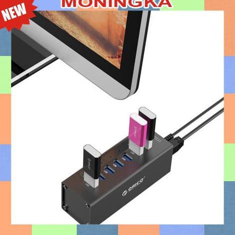 K1-8 Orico Aluminium 7 Port Usb 3.0 Hub With 3.3Ft Usb 3.0 Cable - A3H Ayuma.Gallery