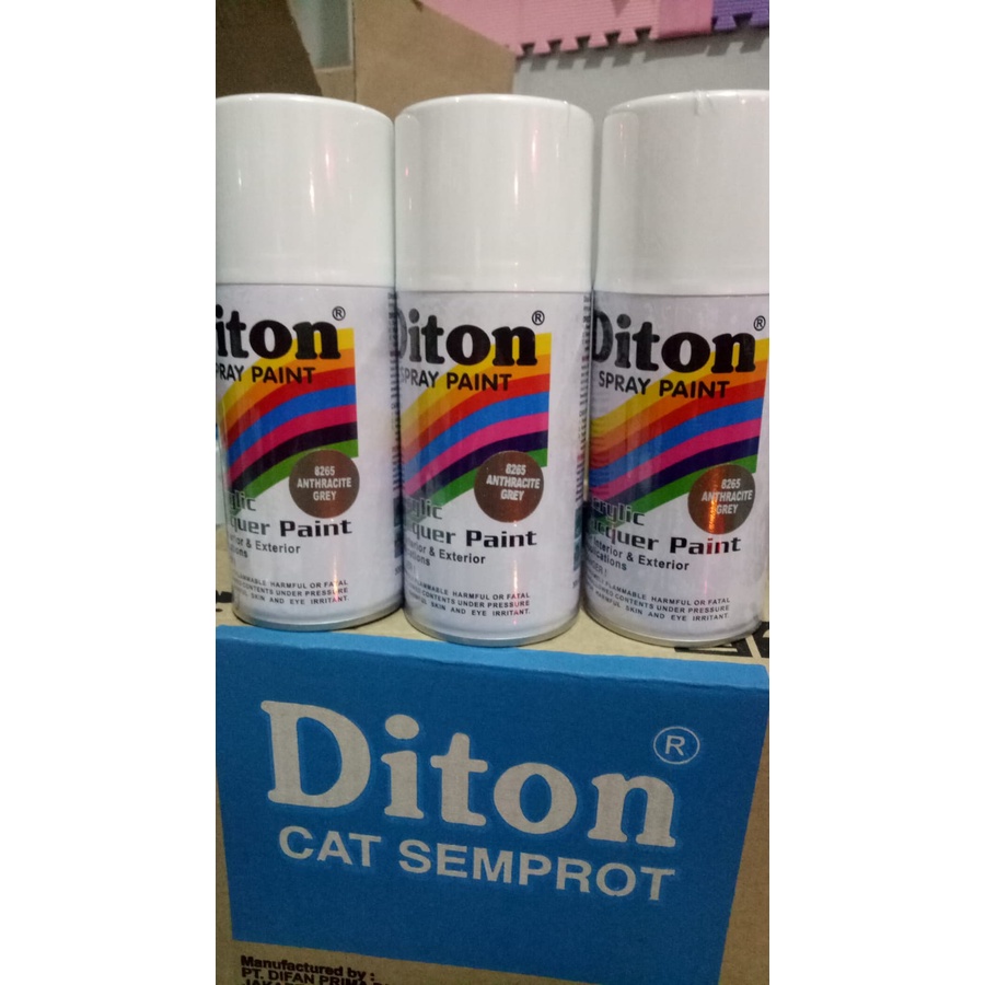 cat semprot pilok pilox diton anthracite grey 300cc abu metalik 300cc