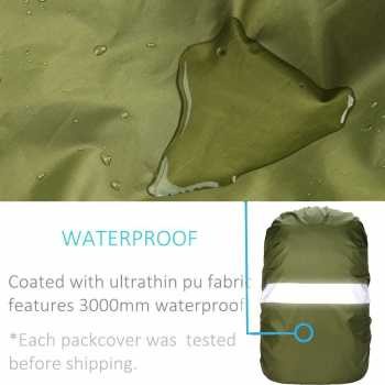 Rain Cover Tas with Reflektor Ransel Backpack Camping Hiking NEWBOLER