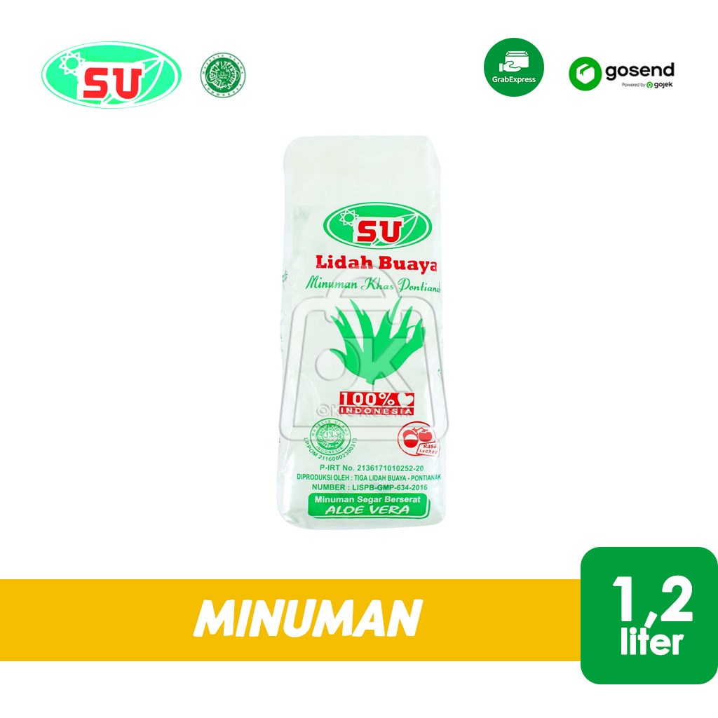 

Minuman Lidah Buaya SU / Aloe Vera Drink 1,2 Liter (KHUSUS INSTANT)